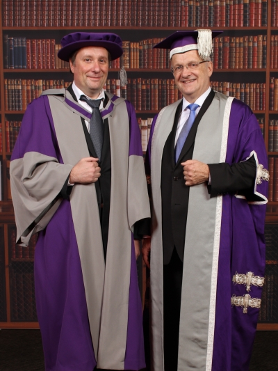 Prof. Mark Rummeli and prof. John Raftery
